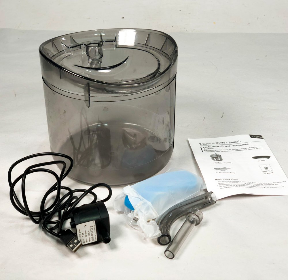 Bebedero Eléctrico para Mascotas con Filtro y Bomba