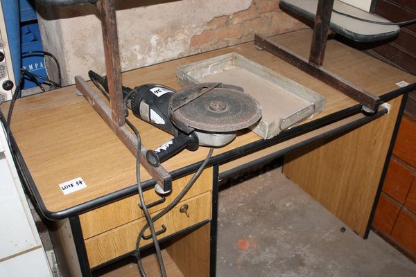 Escritorio marrón claro - Mueble de escritorio antiguo - imagen 3