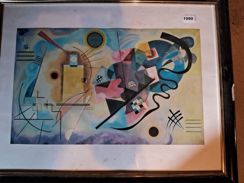 Lote anterior: Reproducción del cuadro 'Amarillo rojo y azul' - Arte Abstracto