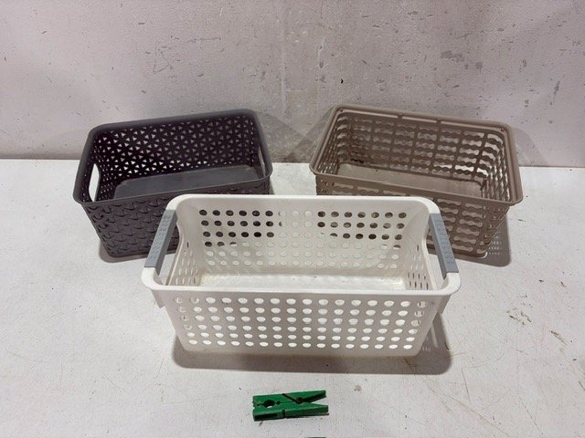 Set de 3 Cajitas Organizadoras Plásticas