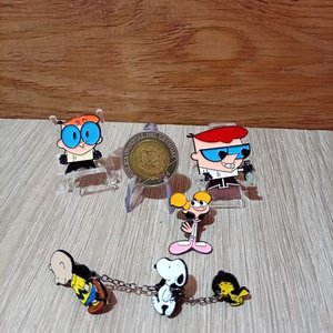 Lote anterior: Lote de 5 Broches/Pins Metálicos Esmaltados: Dexter, Dee Dee, Snoopy, Charlie Brown y Woodstock