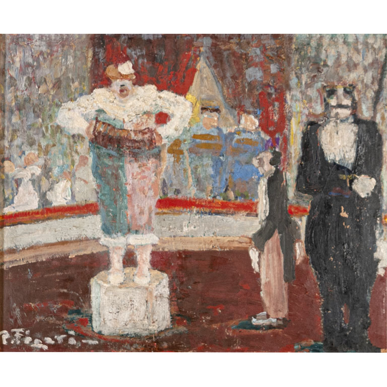 Lote anterior: Pedro Figari. Circo. Óleo sobre cartón, 33 x 40 cm.
