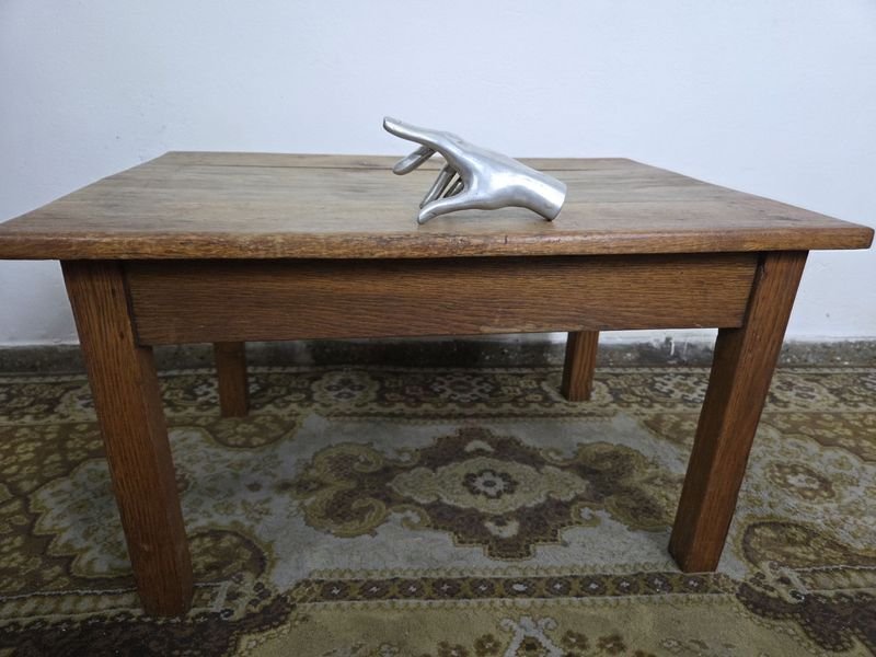Mesa ratona en roble macizo firme para decoración - imagen 3