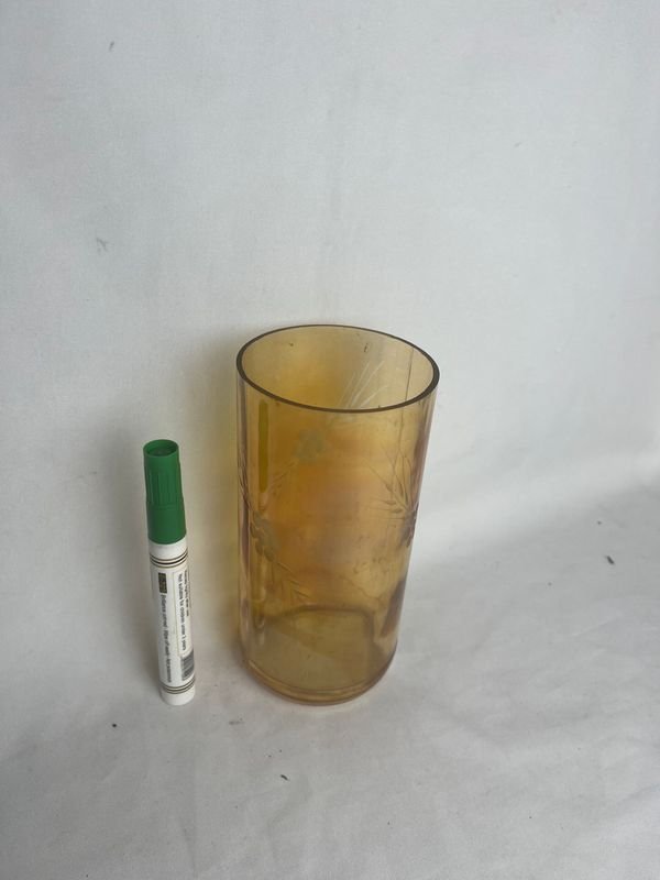 Vaso de cristal con diseño floral - imagen 3