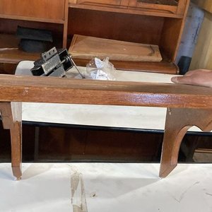 Repisa de Madera Rústica con Diseño Curvo - imagen 2