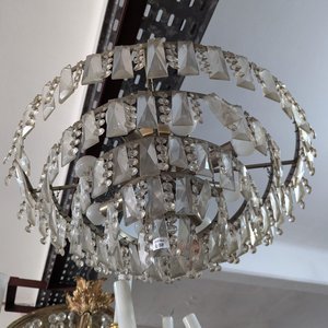Araña de Techo con 5 Niveles y 9 Luces, Estilo Clásico - imagen 4