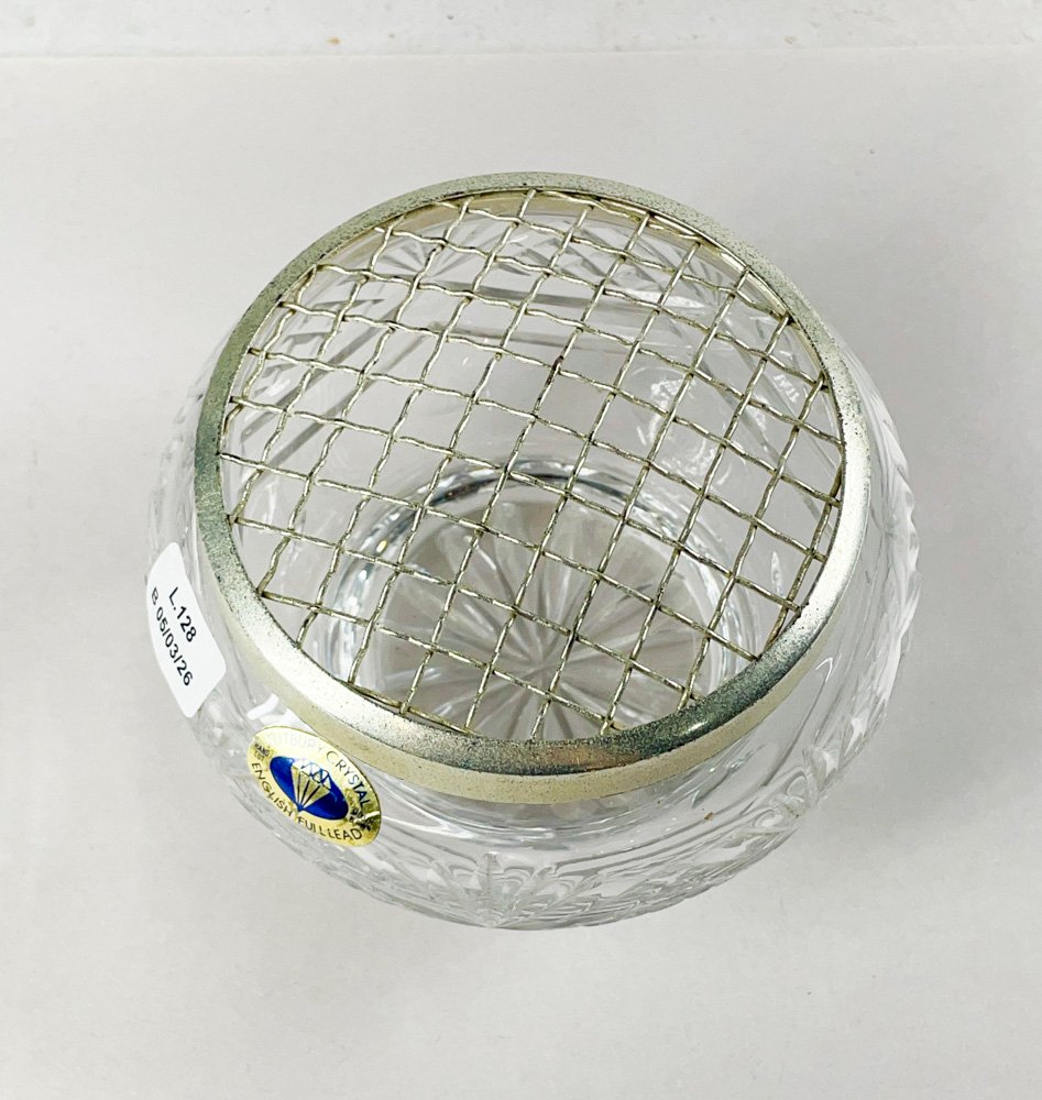 Bombonera de cristal tapa cristal calado - imagen 2