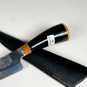 Cuchillo hoja de acero 21 cm, con vaina - imagen 5
