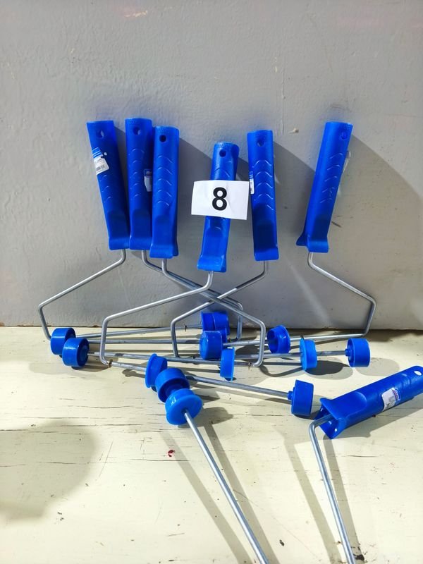 Porta Rodillos de Metal Azul - imagen 1