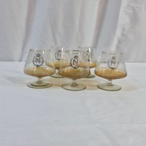 Set de 5 Copas de Cognac con Detalle Napoleónico - imagen 1