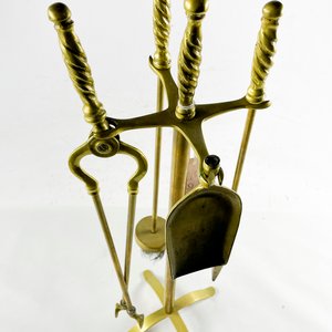 Juego de Herramientas para Estufa en Bronce con 3 Piezas - imagen 2