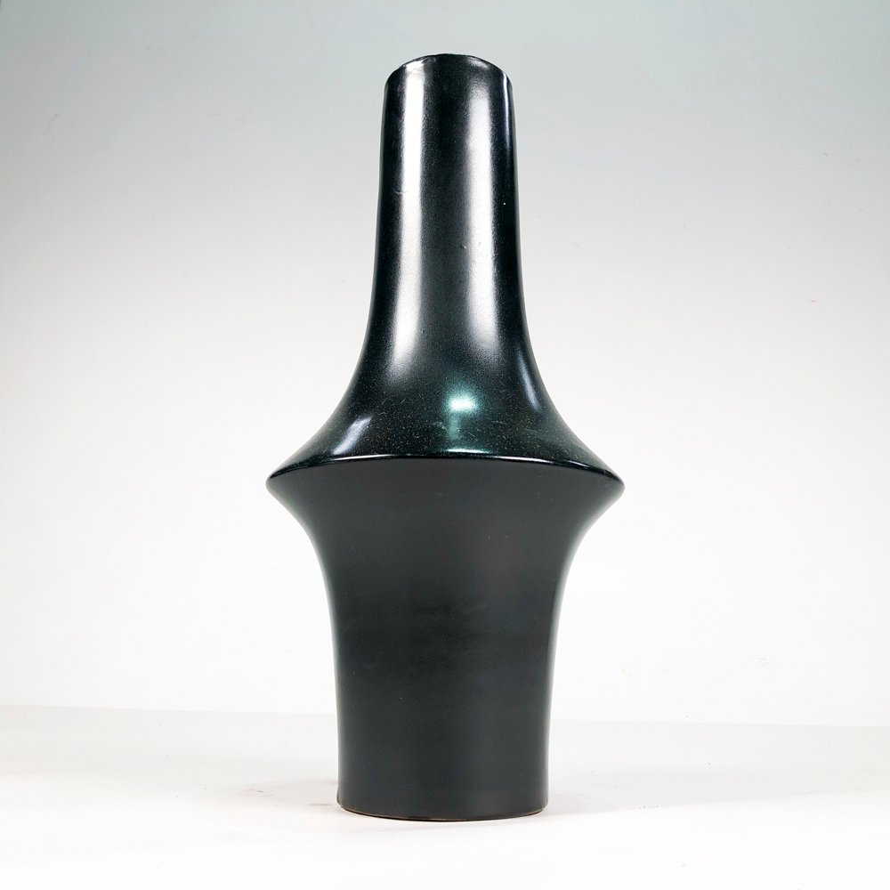 Vaso en loza negra de 33 cm - imagen 4