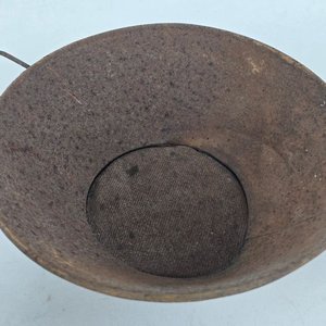 Par de Coladores Antiguos de Metal con Mango de Madera - imagen 5