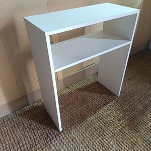 Estante Auxiliar o Mesa de Arrimo Blanca en MDF - imagen 2