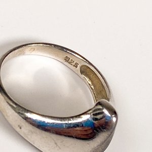 Dos Anillos de Plata 925 con Circonia Talla 17 mm - imagen 4