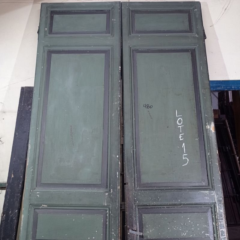 Puertas antiguas de tablero en pinotea para decoración - imagen 3
