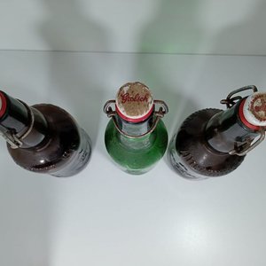 Lote de 3 Botellas Vintage de Cerveza con Tapa Flip-Top, Incluye Grolsch - imagen 3