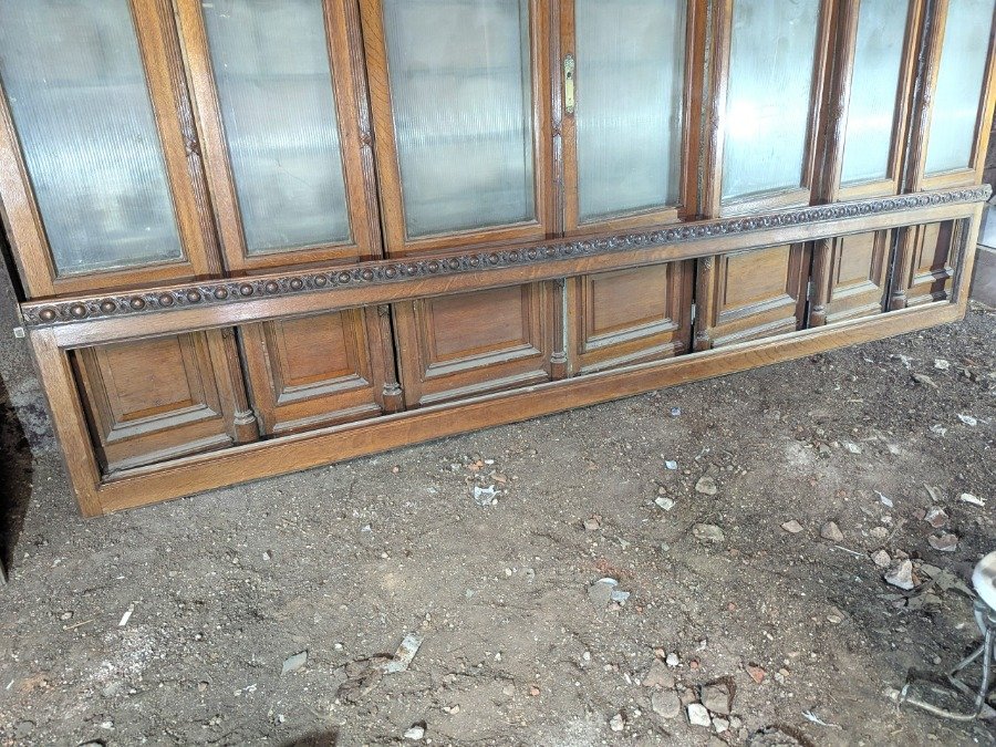 Puerta de madera antigua con seis paneles - imagen 20