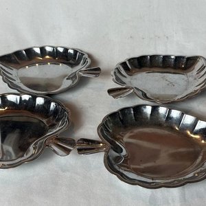 Set de 4 Copetineros Hoja en Acero Inoxidable - imagen 4