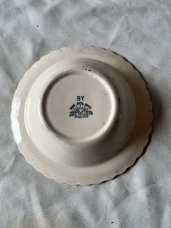 Plato hondo inglés de porcelana - imagen 2