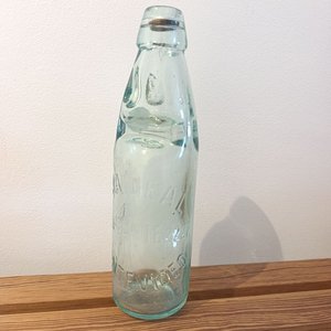 Botella Antigua de Refresco con Bolita de Vidrio - imagen 5