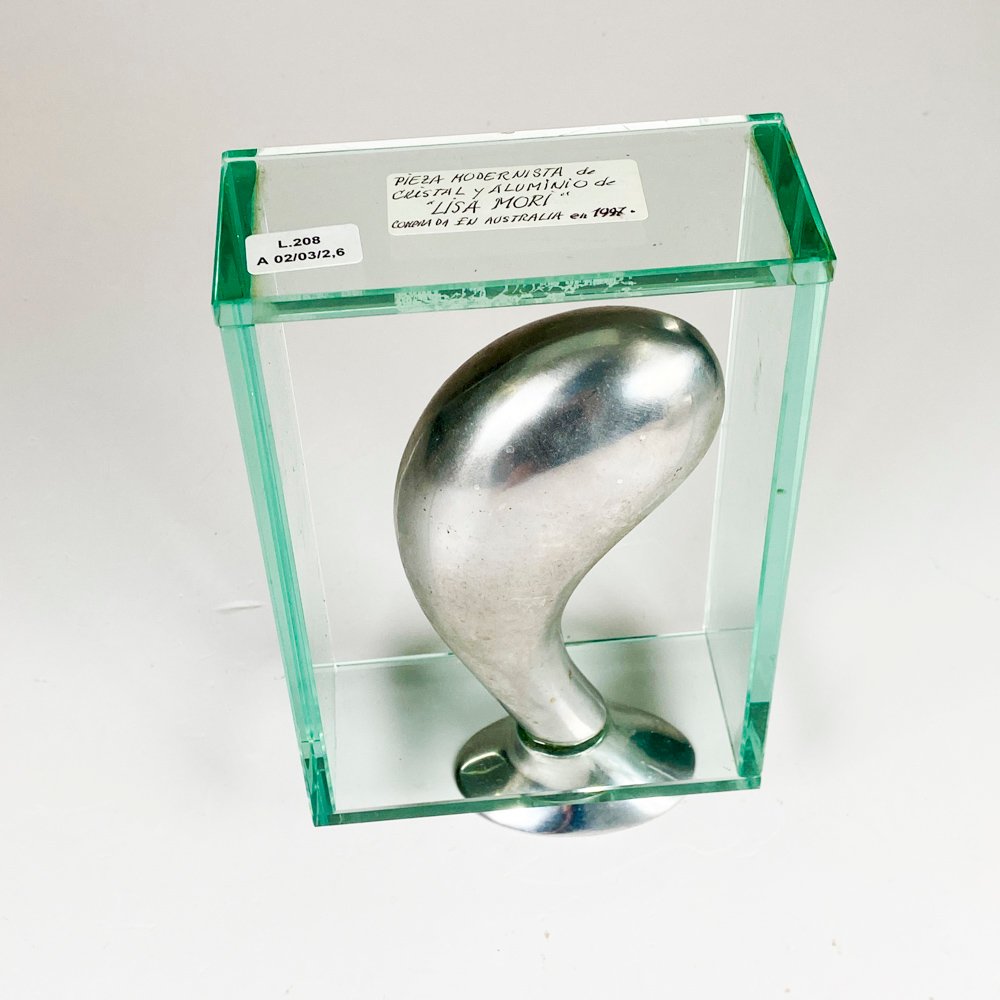 Escultura Modernista en Aluminio de Lisa Mori - imagen 3