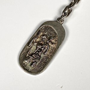 Llavero de Plata con Imagen de San Cristóbal - imagen 3