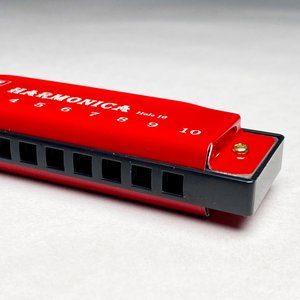 Armónica Diatónica Roja con Estuche - imagen 2