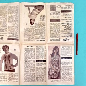 Revista "Tejiendo". Publicidad lanas Pinocho. - imagen 8