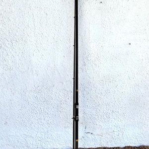 Caña de Pesca Marine Sports 4.20m, 2 Tramos, Negro y Amarillo - imagen 2