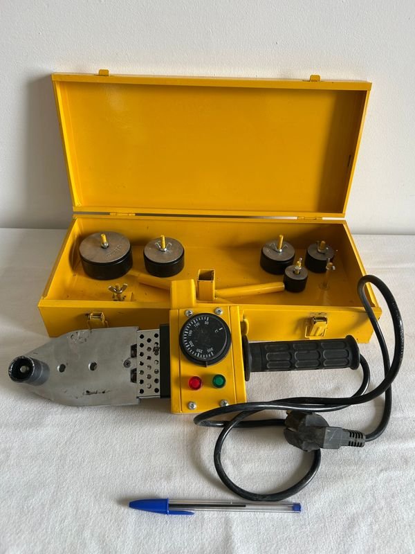 Termofusora Goldex con Accesorios y Maletín Amarillo - imagen 1