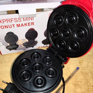 Máquina Eléctrica para Mini Donas Antiadherente Nueva en Caja - imagen 4