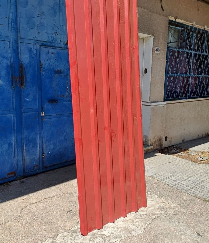 Diez chapas trapezoidales cal. 26, nuevas pintadas - imagen 4