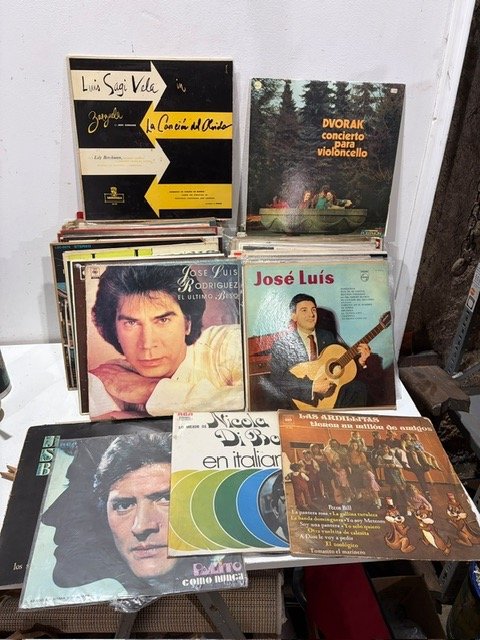 Lote de Más de 40 Discos de Vinilo de Música Variada