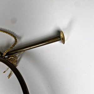 Trompeta de Cacería Antigua de Bronce Diana - imagen 5