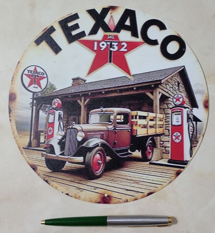 Lote siguiente: Colgante de pared Texaco vintage 1932