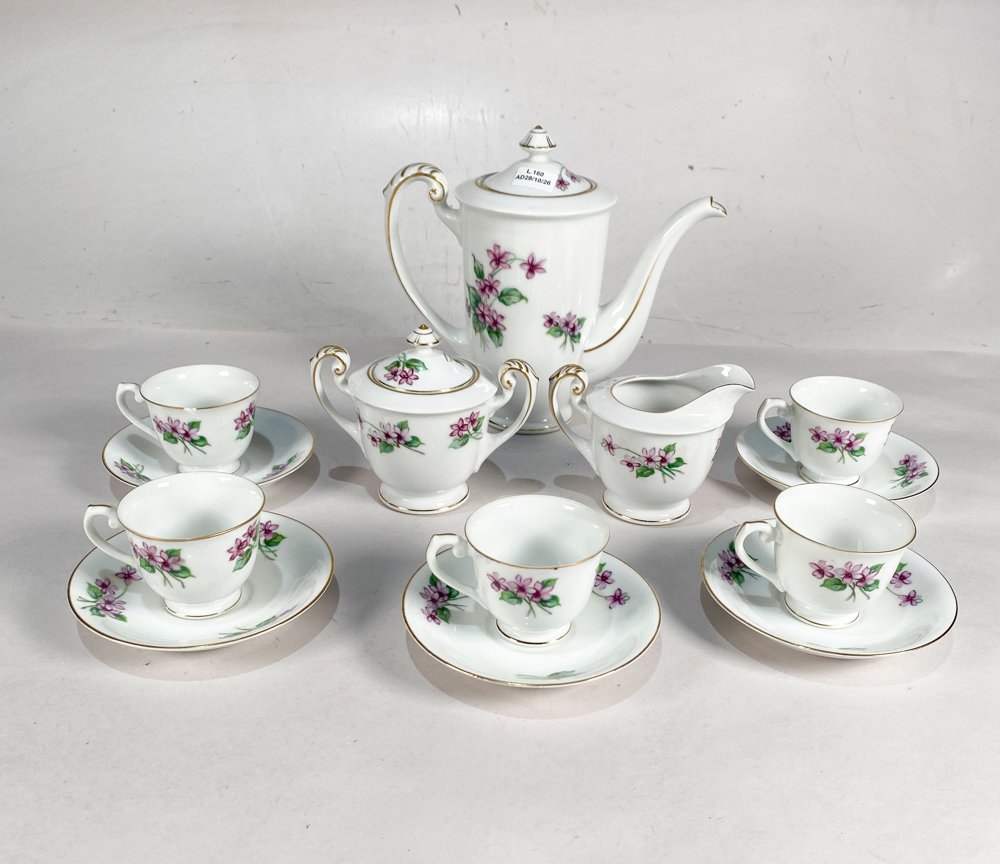 Juego de Porcelana China Jyoto Fine China con Decoración Floral