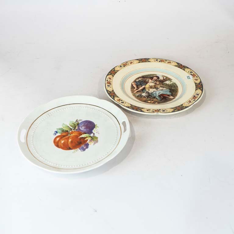 Lote siguiente: Platos de loza y porcelana diferentes - Inglés y decoración