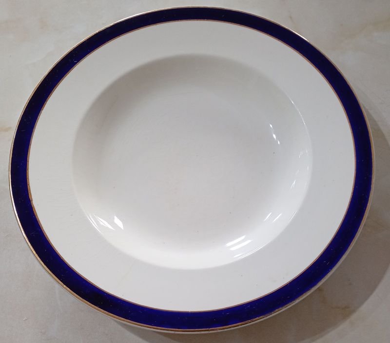 Platos de porcelana Alfred Meakin, estilo Blue Derby - imagen 2
