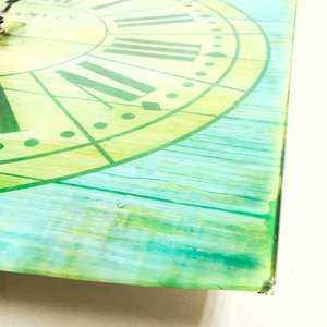Reloj de Pared Cuadrado de Vidrio con Diseño Rústico "Chauvin Paris" - imagen 2