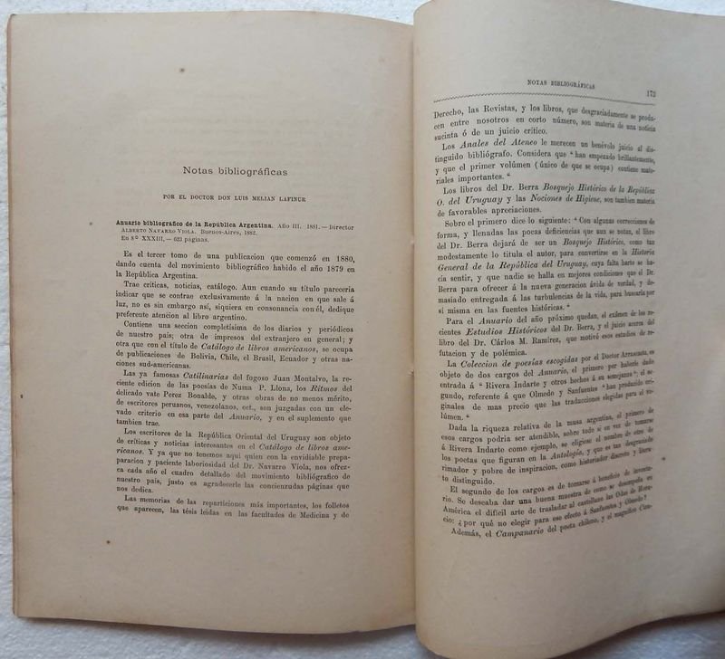 Revista Anales Del Ateneo Del Uruguay, Año II - Tomo III - Octubre, 5 de 1882 - Número 14 - imagen 8