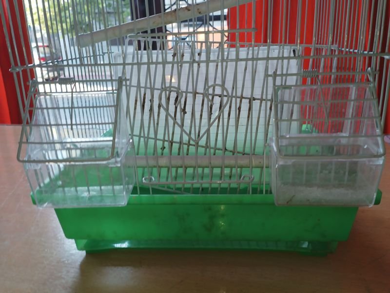 Jaula de pájaro para aves con jaula de alambre - imagen 2