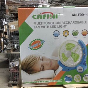 Lote siguiente: Ventilador Cafini CN-F9911B con Luz LED Recargable