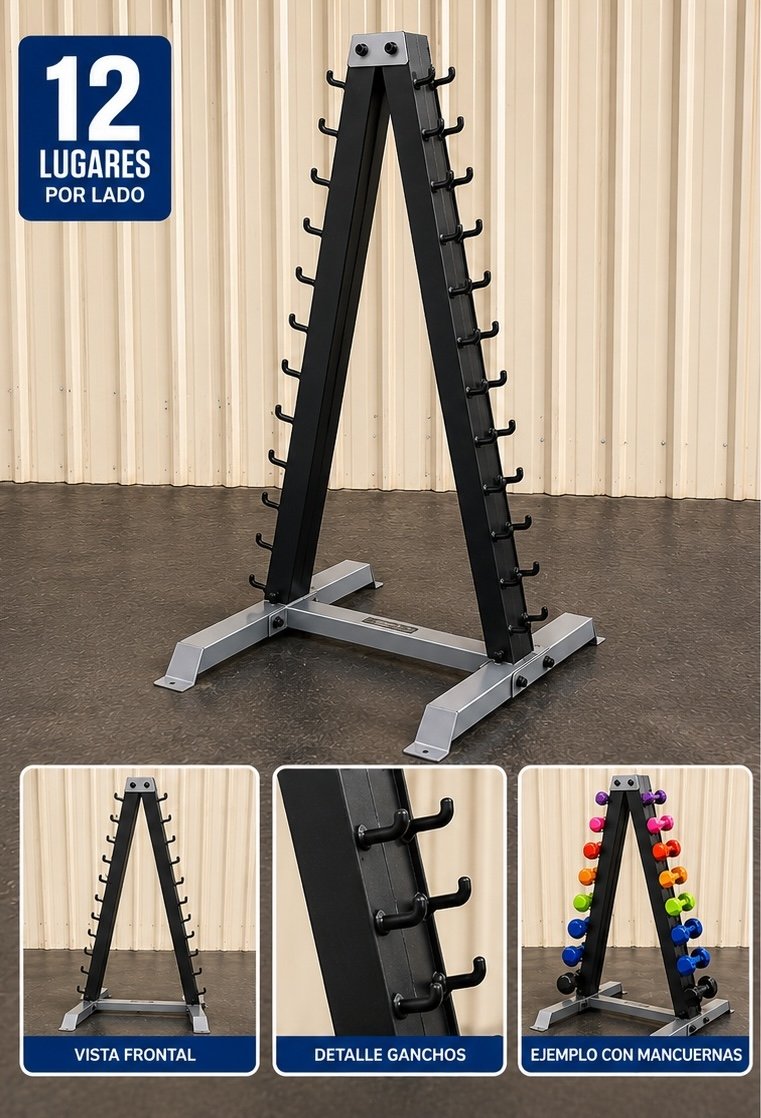 Rack Mancuernas Body Solid GDR24 Sin Uso en Caja