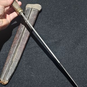 Cuchillo Franz Wenk Solingen Hoja 28.5 cm con Vaina Original - imagen 6