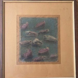 Cuadro "Naturaleza Muerta" de José Cúneo, 29 x 25 cm - imagen 2