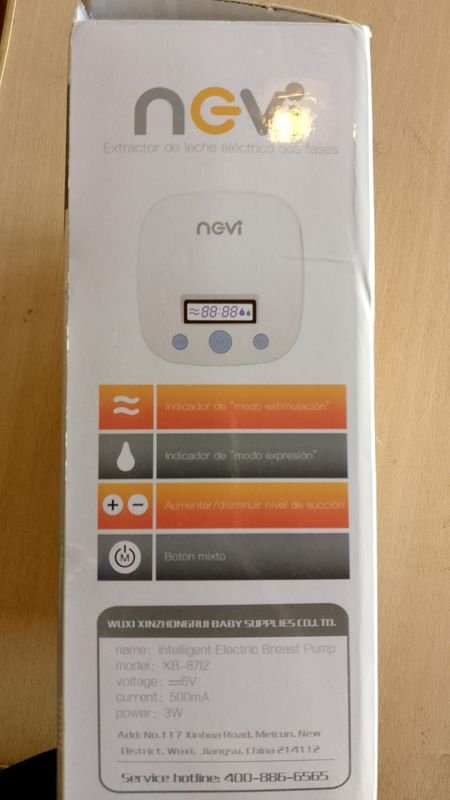 Extractor eléctrico de leche Neví - BPA Free y LCD - imagen 3