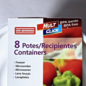 Juegos de Potes Plásticos São Bernardo Multiclick con Tapa Blanca - imagen 3