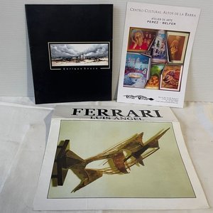 Lote siguiente: Catálogos y Publicaciones de Artistas Uruguayos: Ferrari, Pérez Belfer, Enrique Souza