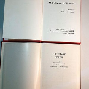 Dos libros en tapa dura sobre numismática peruana: "The Coinage of El Perú" y "The Coinage of Peru" - imagen 2